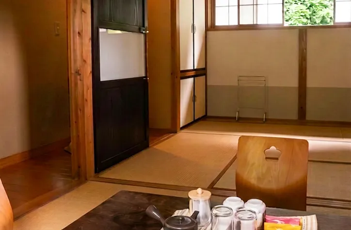 2階のお部屋から望む自然